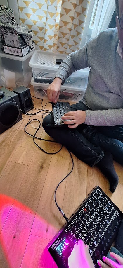 Animation avec un synthetiseur